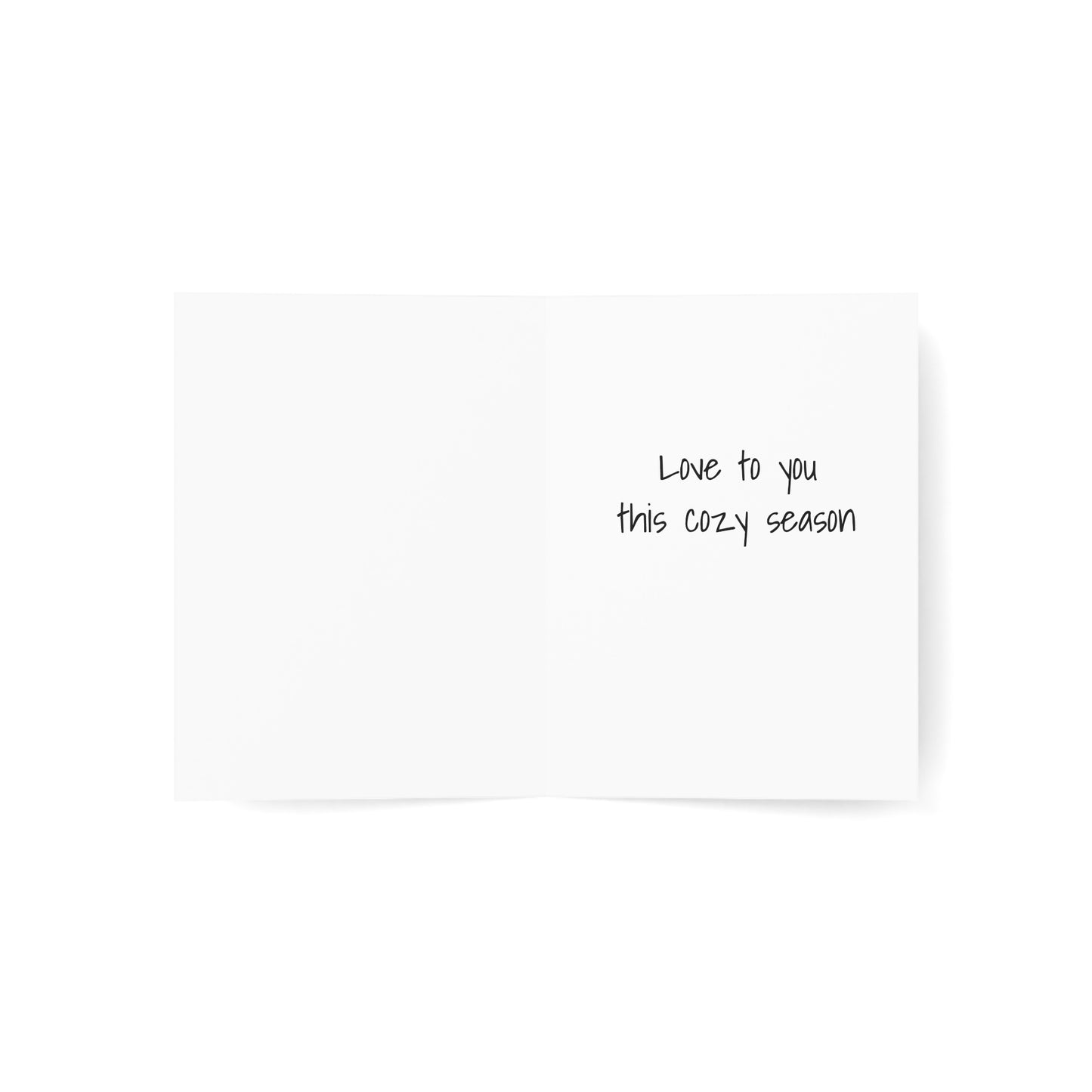 Cozy Watercolor Greeting Cards - Hats, Mitts, Scarves - Set of 1, 10, 30, or 50