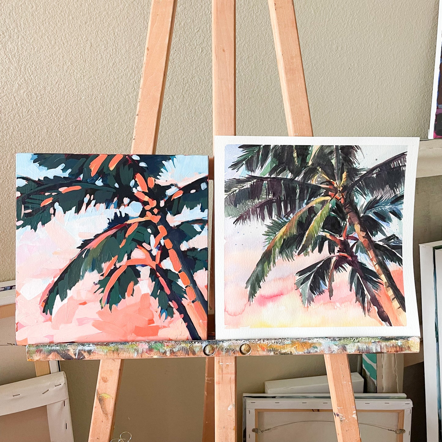 Palm Tree Watercolor